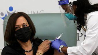 Kamala Harris, Kovid-19 aşısı oldu | Video