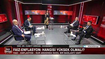 Faiz-Enflasyon: Hangisi yüksek olmalı? Millet İttifakı'nda ibre kimden yana? Erdoğan 2023'te kiminle yarışmak ister? Gece Görüşü'nde tartışıldı