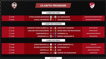 Son dakika... Süper Lig 24-26. hafta ve Türkiye Kupası maç programı açıklandı