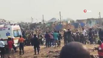 Gana'da patlayıcı yüklü kamyon infilak etti