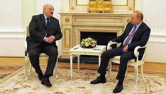 Kremlin'de kritik zirve... Putin ile Lukaşenko bir araya geldi!