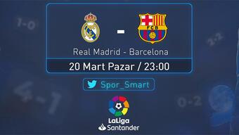 Real Madrid-Barcelona maçı Spor Smart'tan canlı yayınlanacak