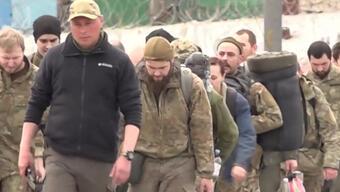 Tahliye edilen Ukraynalı askerlerin görüntüsü paylaşıldı