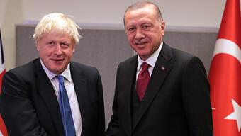 Erdoğan, İngiltere Başbakanı Johnson ile görüştü