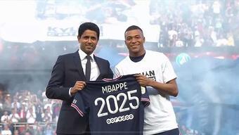 Son dakika... Kylian Mbappe PSG'yle sözleşme uzattı