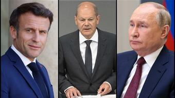 Putin, Macron ve Scholz telefonda görüştü