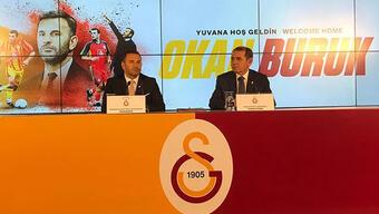Galatasaray'da Okan Buruk için imza töreni