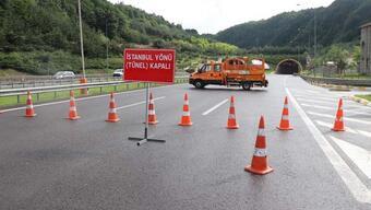 Bolu Dağı Tüneli’nde toprak kayması İstanbul yönünü kapattı