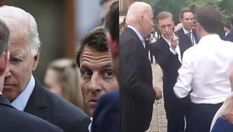 Macron, kötü haberi açıklarken kameralar kayıttaydı