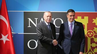 Cumhurbaşkanı Erdoğan'dan Madrid'de diplomasi trafiği 