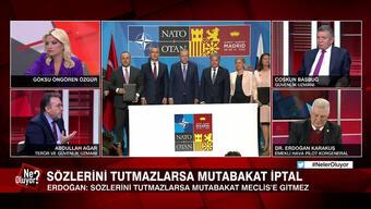 Cumhurbaşkanı Erdoğan'ın 'mutabakat' açıklamaları, Biden'ın "Türkiye'ye F-16 satmalıyız" sözleri Ne Oluyor?'da konuşuldu