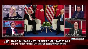 NATO mutabakatı "zafer" mi "taviz" mi? Biden'ın "F-16 sözü" ne kadar güvenilir? Erdoğan'ın gündem olan hareketine kim ne dedi? Ne Oluyor?'da ele alındı