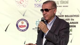 Kocaeli'de toplu açılış töreni... Cumhurbaşkanı Erdoğan'dan önemli açıklamalar