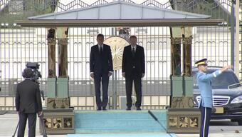 Son dakika... Cumhurbaşkanı Erdoğan, Slovenyalı mevkidaşı Pahor’u resmi törenle karşılıyor