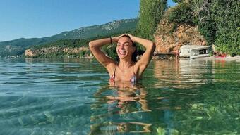 Ebru Şahin tatil fotoğraflarına yenisini ekledi 