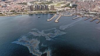 Marmara Denizi'nde mazot kirliliği!
