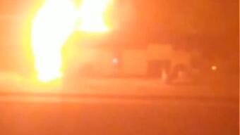 Kuzey Marmara Otoyolu'nda işçileri taşıyan servis otobüsü alev alev yandı
