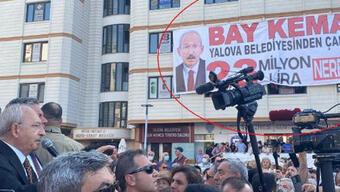 Kılıçdaroğlu'na pankartlı protesto