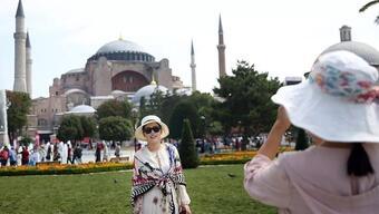 İstanbul'a Ağustos'ta 1 milyon 665 bin turist geldi