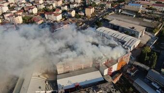 Son dakika haberi: Sultanbeyli'de tencere fabrikasında yangın
