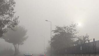 Ankara yeni güne yoğun sisle uyandı