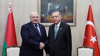 Cumhurbaşkanı Erdoğan, Lukaşenko ile görüştü
