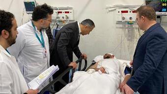 Vali Yerlikaya yaralıları hastanede ziyaret etti