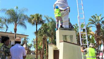 Namibya'da Alman sömürge subayının heykeli kaldırıldı