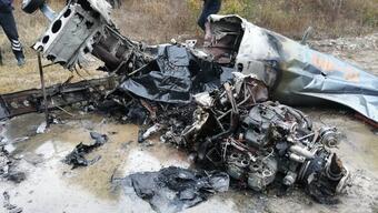 Bursa'da santral bölgesine tek motorlu uçak düştü: 2 ölü