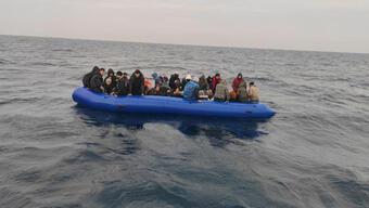 Yunan unsurları tarafından ölüme terk edilen 118 kaçak göçmen kurtarıldı