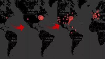 Kabus haritası! 29 ülkede görüldü, dalga dalga yayılıyor...