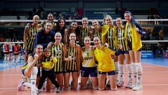 Fenerbahçe, CEV Şampiyonlar Ligi'nde ikinci galibiyetini aldı