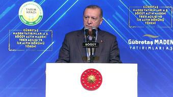 Son dakika... 109 ton rezervli altın madeni açıldı! Cumhurbaşkanı Erdoğan'dan Bilecik'te açıklamalar 