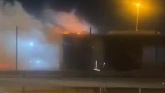 Bakırköy'de metrobüs yangını