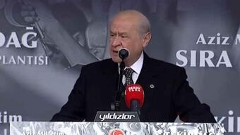 MHP’nin Tekirdağ mitingi: Genel Başkan Devlet Bahçeli konuşuyor