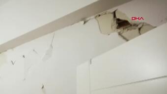 Malatya'da ev içerisinden deprem anı 