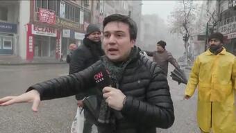 Adıyaman'daki 7,6 büyüklüğündeki yeni deprem CNN TÜRK kamerasında