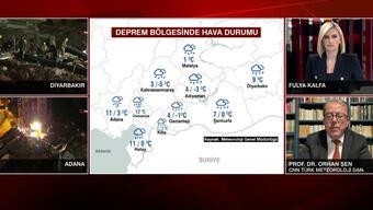 CNN Türk Meteoroloji Danışmanı Orhan Şen paylaştı: Deprem bölgelerinde hava nasıl olacak?