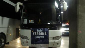 Göztepe taraftarları 5 otobüs malzemeyi deprem bölgesine gönderdi