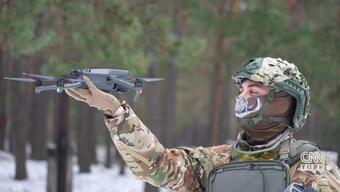 Ukrayna-Belarus sınırında dron nöbeti