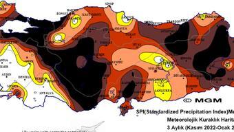 Meteoroloji Kuraklık Haritası 2023: İstanbul kuraklık durumu nedir? Olağanüstü kuraklık riski olan iller!