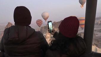 Kapadokya'yı 11 bin 761 kişi kuş bakışı izledi