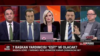  7 başkan yardımcısı eşit mi olacak? Seçim sonucunu hangi %1 belirleyecek? HDP masada değil, sofrada mı olacak? CNN TÜRK Masası'nda konuşuldu