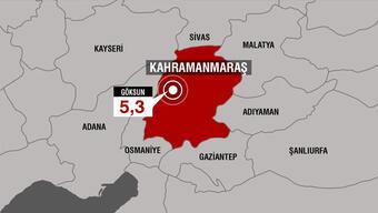 Kahramanmaraş'ta 5.3 büyüklüğünde deprem!  