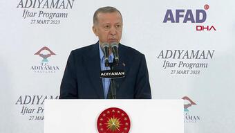 Depremzedelerle iftar buluşması! Cumhurbaşkanı Erdoğan'dan önemli açıklamalar