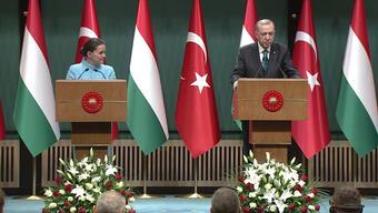 Macaristan Cumhurbaşkanı Ankara'da... Cumhurbaşkanı Erdoğan'dan açıklamalar