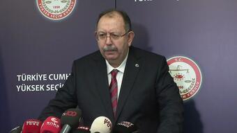 SON DAKİKA: YSK Başkanı Yener açıkladı: Erdoğan'ın adaylığına engel yok!