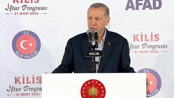 Kilis'te depremzedelerle iftar... Cumhurbaşkanı Erdoğan: Onlar sahte gündem peşinde, bizim gündemimiz deprem