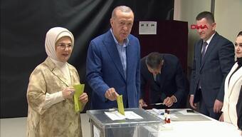 SON DAKİKA: Cumhurbaşkanı Erdoğan oyunu kullandı
