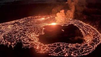 Kilauea Yanardağı'nda patlama: Alarm kodu turuncudan kırmızıya yükseltildi